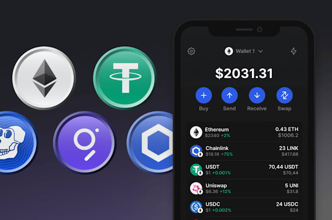 Gig Preview - Crypto wallet app, crypto game website, avalanche blockchain explorer