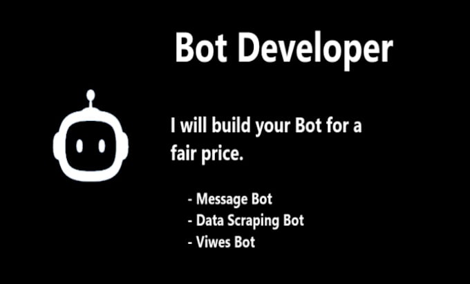 Gig Preview - Create your python bot