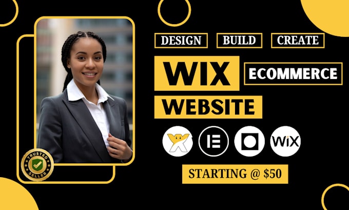 Gig Preview - Wix website design wix website redesign build wix business website wix ecommerce