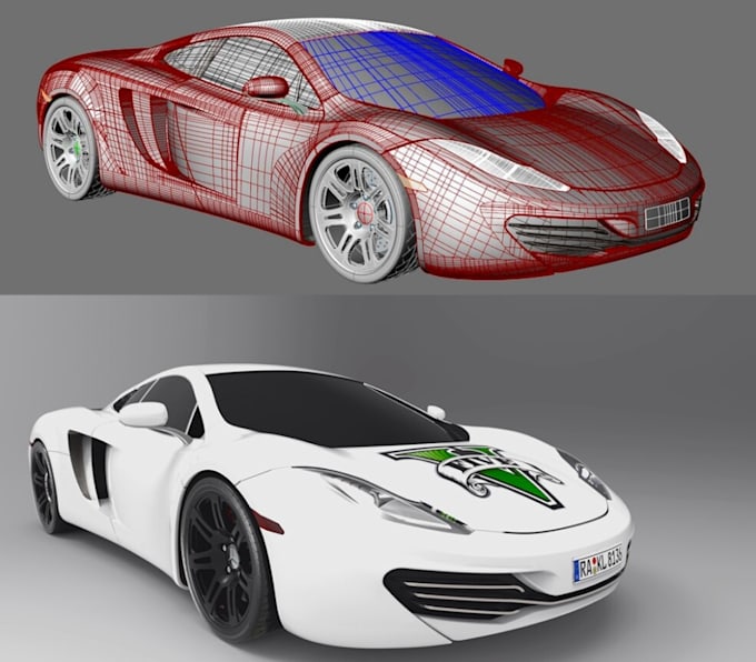 Gig Preview - Do realistic 3d car modeling and realistic 3d rendering