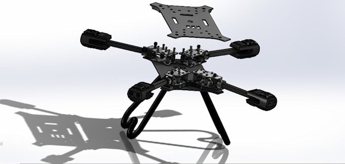 Gig Preview - Do perfect 3d design of manufacturable, rotary wing vtol uav