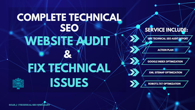 Gig Preview - Perform complete SEO audit and fix technical issues