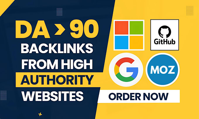 Bestseller - do high da authority link building dofollow seo backlinks for google rankling