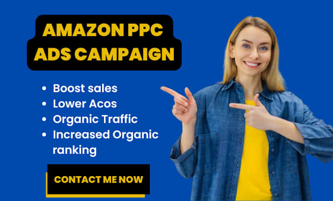 Gig Preview - Be your monthly advertising amazon ads manager ppc campaign expert