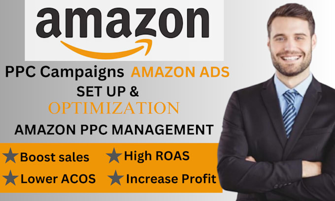 Gig Preview - Setup, optimize amazon PPC campaigns sponsored ads amazon PPC amazon advertising