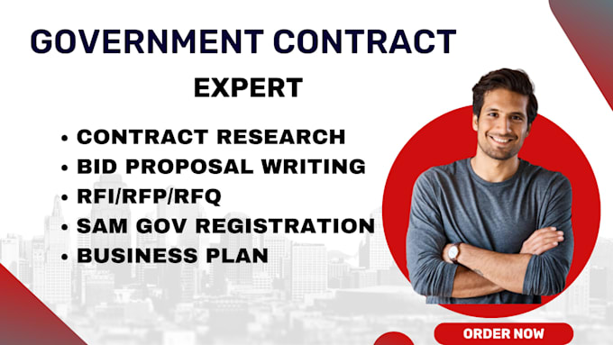 Gig Preview - Write winning government contract bid proposal rfi rfp rfq