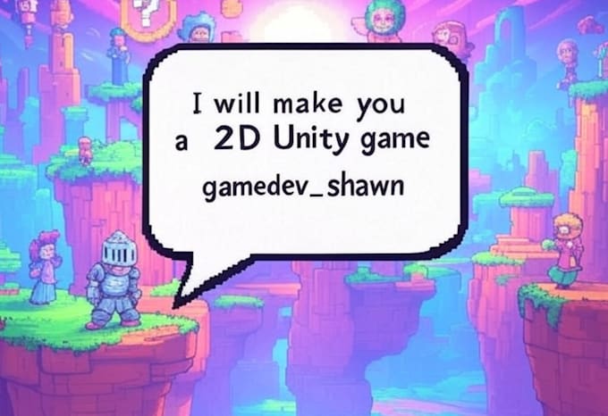 Bestseller - develop a 2d unity game for you