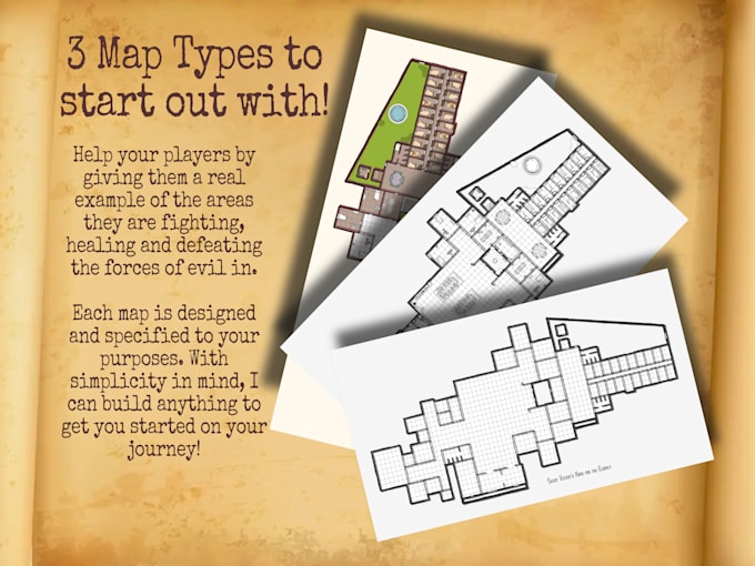 Gig Preview - Create dnd maps for your great adventures