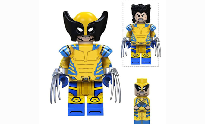 Gig Preview - Do 3d lego animation video lego game 3d lego character modeling 3d minifigure