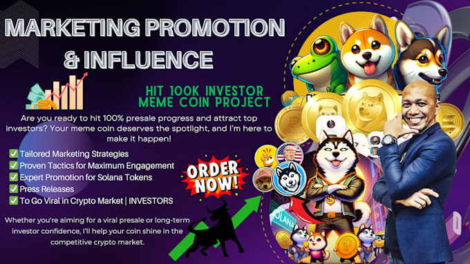 Gig Preview - Telegram promotion hype, pump token, moonshoot, meme coin, sui, cto sol, pumpfun