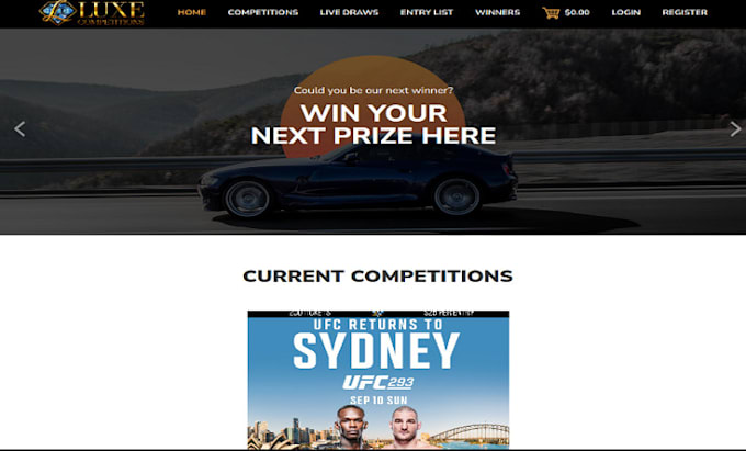 Bestseller - build a secure raffle competition website, giveaway, ticket selling website