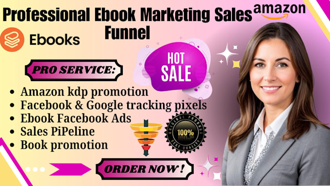 Gig Preview - Do ebook marketing, sales pipeline creation, and amazon KDP promotion for you