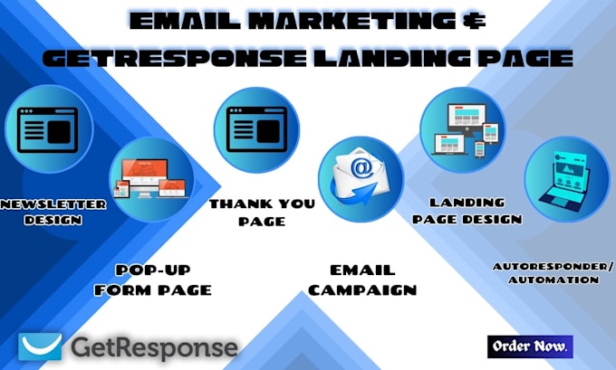 Bestseller - design getresponse landing page, form page, email newsletter