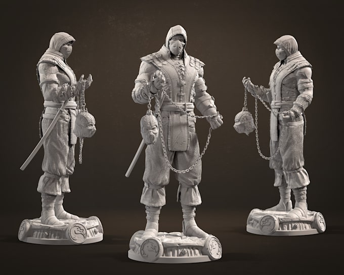 Bestseller - do 3d model sculpture 3d design 3d character character design for 3d printing