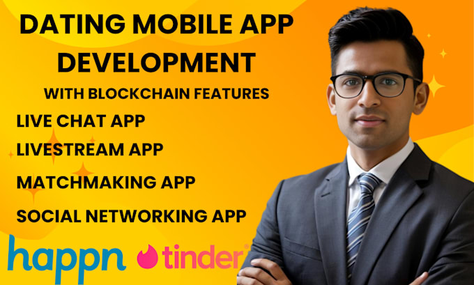 Gig Preview - Build a blockchain dating app with secure payments dating app with smartcontract