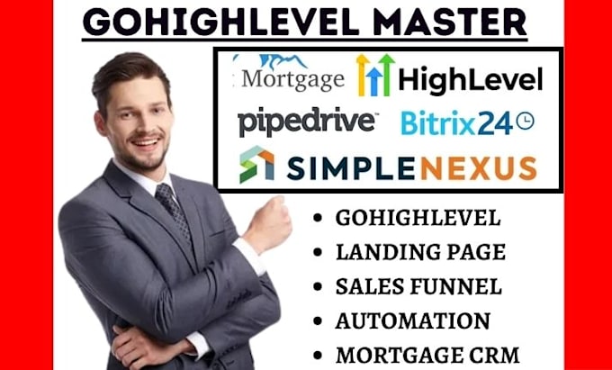 Gig Preview - Setup mortgage crm hubspot bitrix24 automation quest simplenexus pipedrive aidum