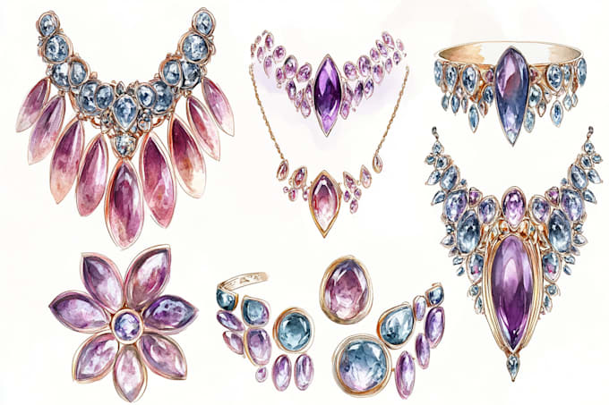 Gig Preview - Professional jewelry sketch design your concept