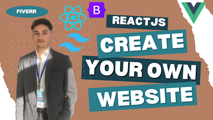 Gig Preview - Professional reactjs websites and portfolios modern and responsive design