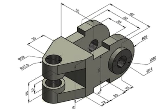 Gig Preview - Make industry standard 2d, 3d cad drawing in autocad, solidworks