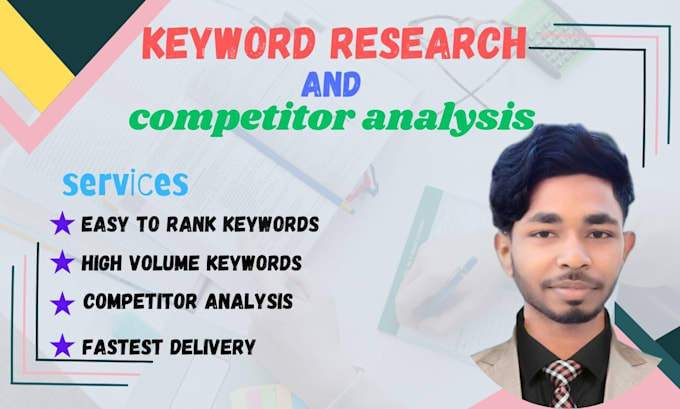 Gig Preview - Best SEO google ads keyword research and competitor analysis