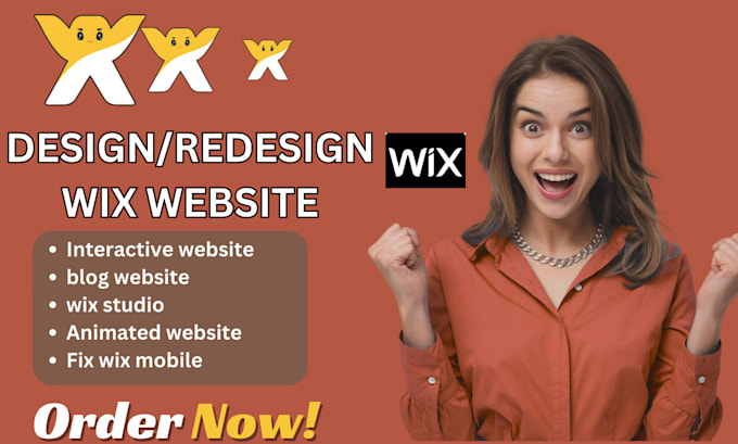 Bestseller - create 3d interactive wix website redesign wix studio website wix blog website