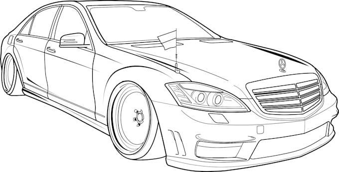 Gig Preview - Do something good at car vector design