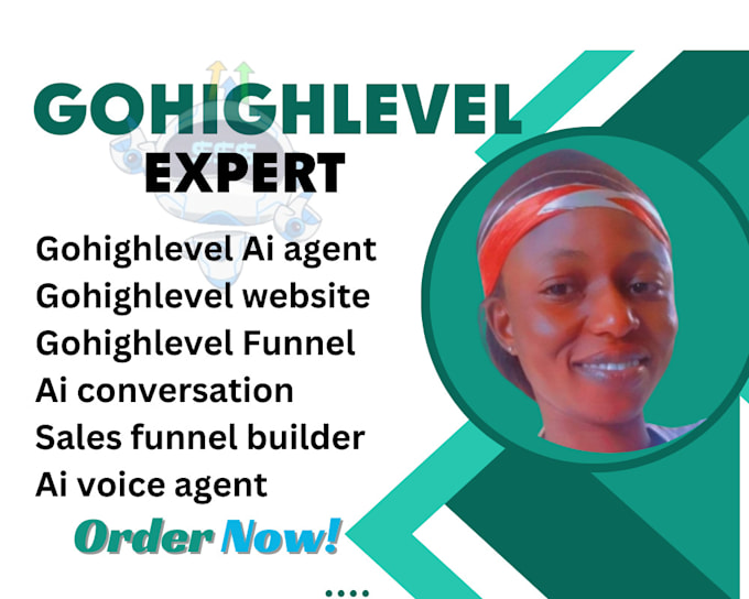 Gig Preview - Build your go high level sales funnel go high level website and landing page