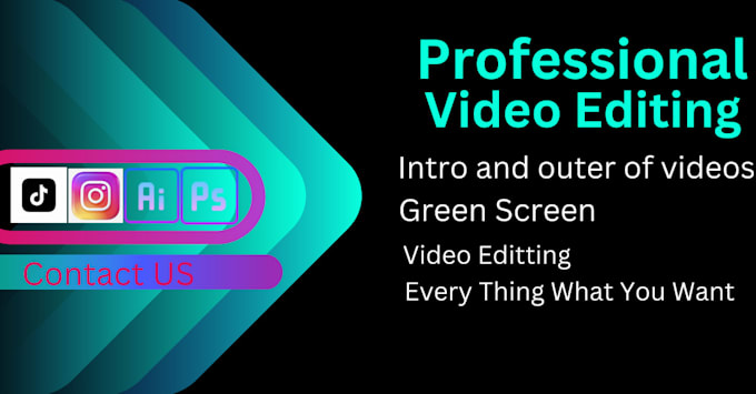 Gig Preview - Do professional video editing for engaging social media