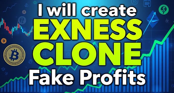 Gig Preview - Create exness crypto clone fake profit simulator lifetime access