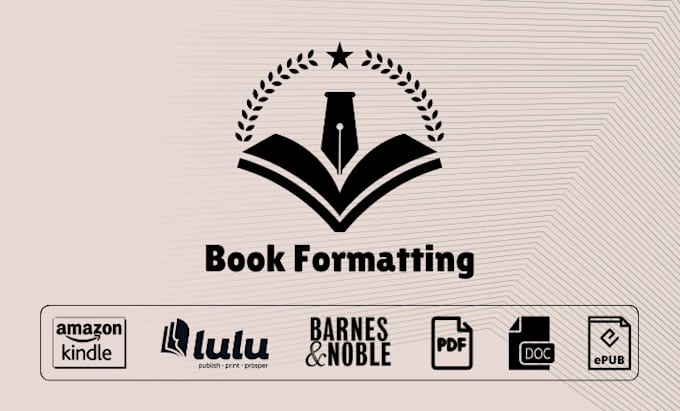 Bestseller - format book for kindle publishing, layout design, KDP book formatting