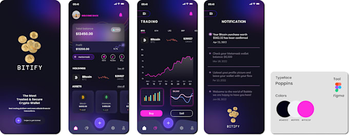 Gig Preview - Build crypto trading app, trading website, wallet app