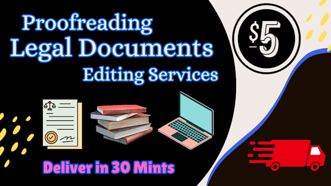 Gig Preview - Proofreading and documents rearange service in 30 mints