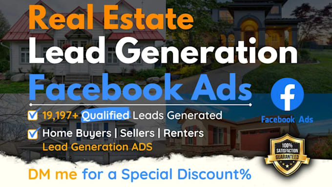 Gig Preview - Setup and manage facebook ads for real estate real estate leads generation