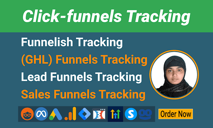 Gig Preview - Gohighlevel clickfunnels sales funnel tracking for google ads facebook pixel ga4