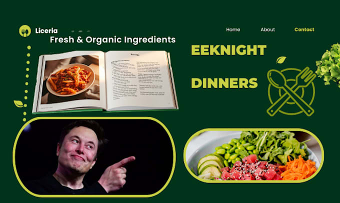 Gig Preview - Design format cookbooks and recipe books