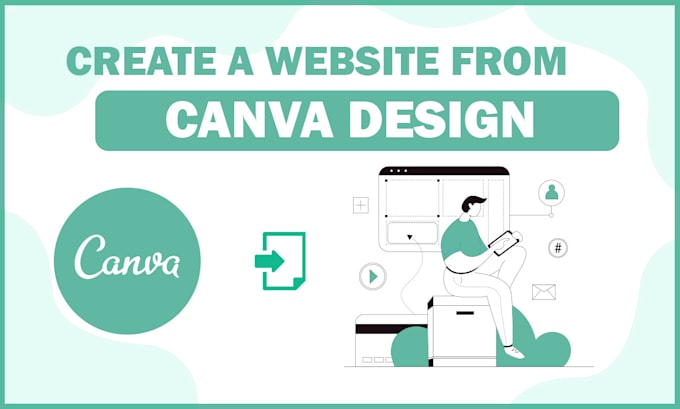 Gig Preview - Create a website from your canva design