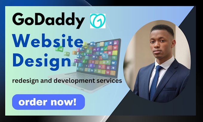 Gig Preview - Design or redesign a professional godaddy website