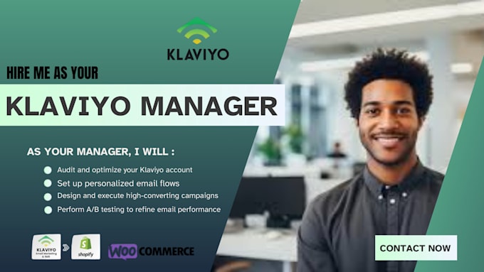 Gig Preview - Do klaviyo manager, manage your klaviyo email campaigns, and boost store sales