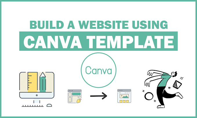 Gig Preview - Build a website using your canva template