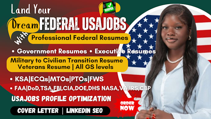 Gig Preview - Deliver job wining federal resume, executive resume, ecq, mtqs, ptqs for usajobs