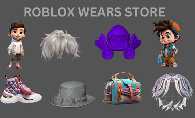 Gig Preview - Create quality 3d roblox accessories, hat, weapon,hair,