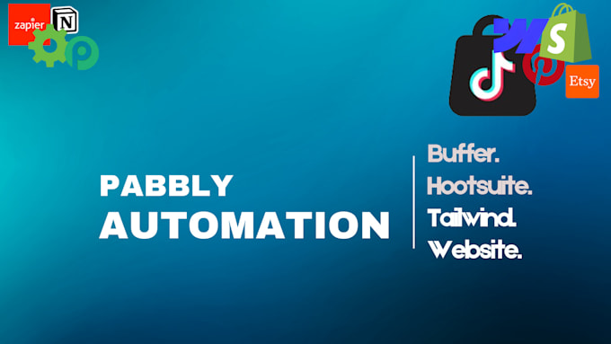 Gig Preview - Use pabbly automation to schedule your hootsuite, buffer, metricool, tailwind