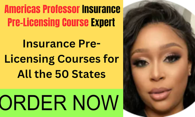 Gig Preview - Do americas professor insurance prep courses and prelicensing classes