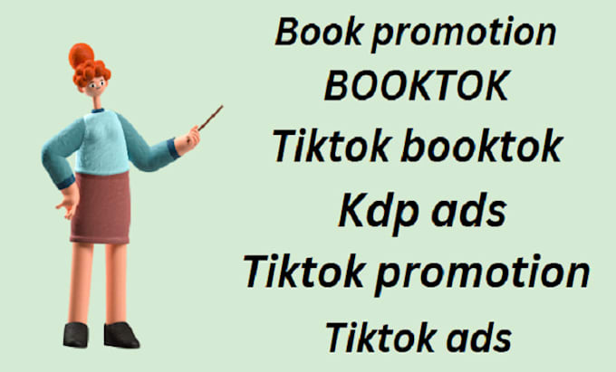 Gig Preview - Viral or rank book on tiktok bookrank booktok tiktok ebook marketing kdp ads