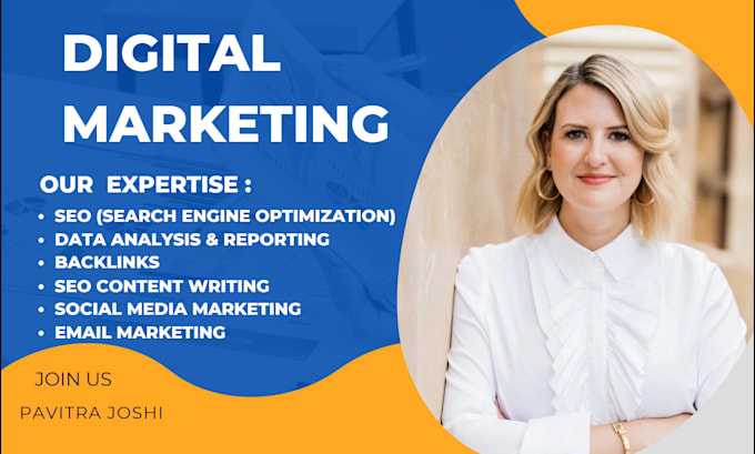 Gig Preview - Boost your online presence with digital marketing services