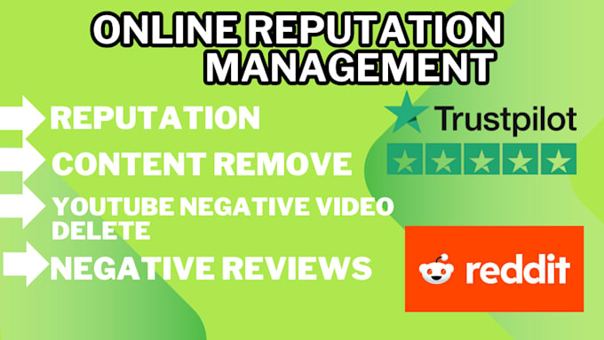 Gig Preview - Do online reputation management