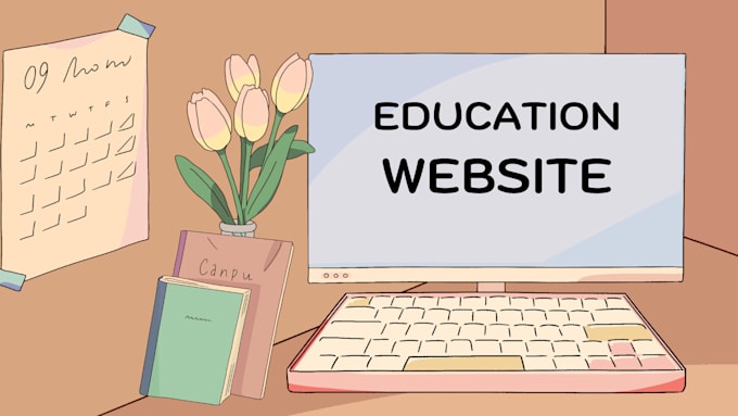 Gig Preview - Create school website,daycare website,online course website, education website