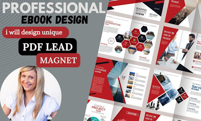 Gig Preview - Design unique PDF lead magnet, brochure, ebook report