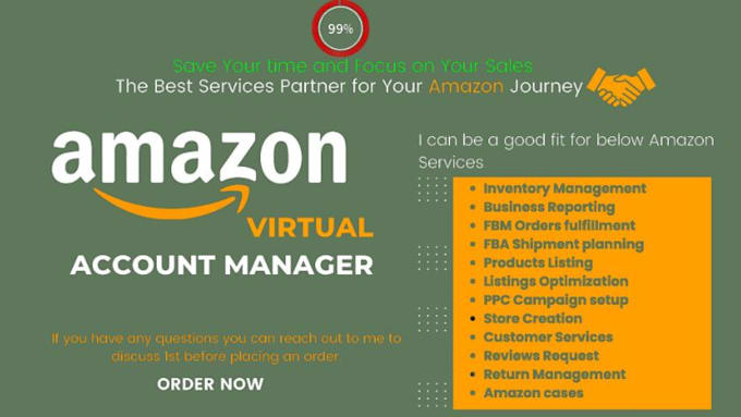 Gig Preview - Professional amazon virtual assistant for account management