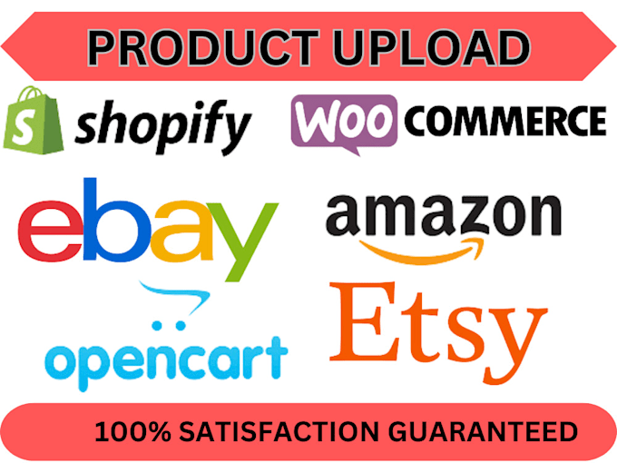 Gig Preview - Upload add list products to amazon godaddy bigcartel ecwid via autods dsers